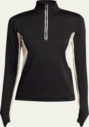 Moncler Polartec Base Layer Zip Turtleneck