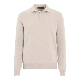 Oscar Jacobson Tops, Heren, Beige, XL, Wol, Pepe Regular Fit Pique Polo