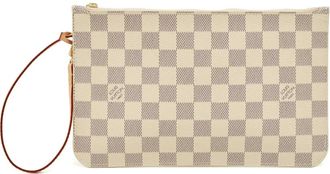 Louis Vuitton Pouch Neverfull a quadri - Toni neutri