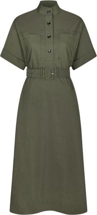 Neo Noir Shirt Kleedjes - Dames - Shirt Kleedjes - Groen - L - Kleedjes
