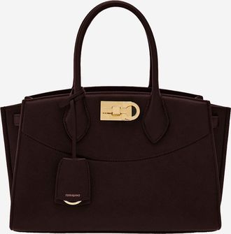 Ferragamo Grained Leather Handbag