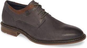Josef Seibel Earl Plain Toe Derby in Graphite Leather at Nordstrom Rack, Size 12-12.5Us / 46Eu