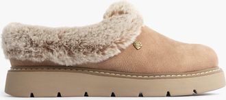 Skechers Keepsakes Lite - Cozy Blend Dames Pantoffels Taupe