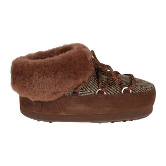 Moon Boot Schoenen, Dames, Bruin, 35 EU, Katoen, EVX Chalet Mules