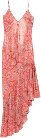 Etro Paisley Ruffled Midi Dress