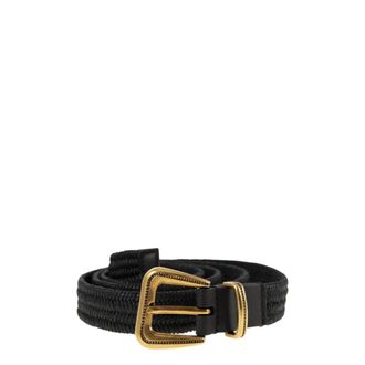 Brunello Cucinelli Brunello Cucinelli, Belts, unisex, Black, Size: XL Braided Rope Belt