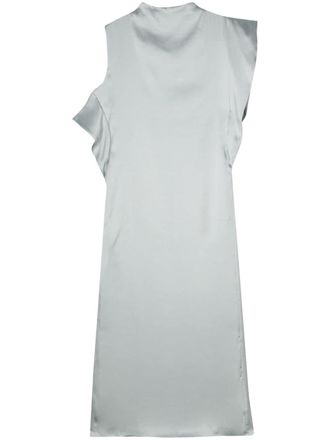 Fendi Midi-jurk met ruches - Blauw