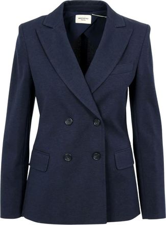 Max Mara Dames, Jassen, Blauw, Maat: M Jersey