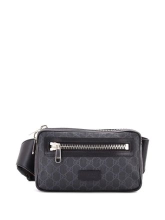 Gucci Soft Zip GG Coated Canvas Small belt bag - Nero