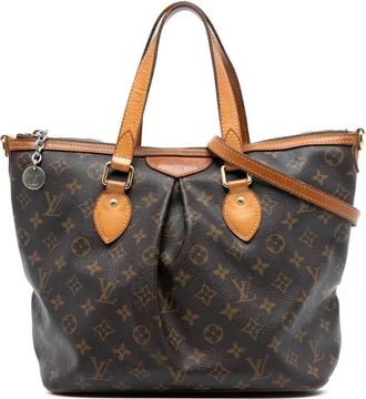 Louis Vuitton Pre-owned Tote Bags, female, Brown, Size: ONE SIZE Pre-owned Printed Leather Satchel