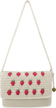 The Sak Marlow Crochet Flap Shoulder in Natural Strawberries at Nordstrom