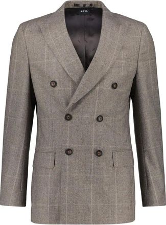 HUGO BOSS Uomo, Giacche, Marrone, XL, new