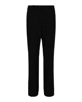Ferragamo Womens Mid-Rise Trouser Pants In Black