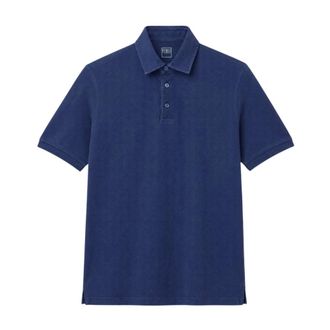 Fedeli Polo Shirts, male, Blue, Size: 3XL Polo Shirts