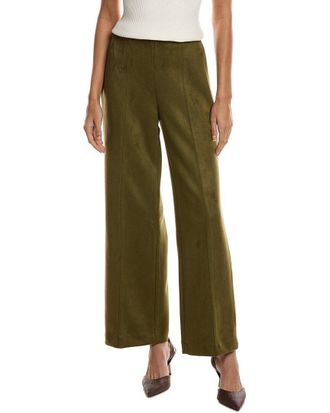 Kenneth Cole Sueded Scuba High-Rise Wide Leg Pant