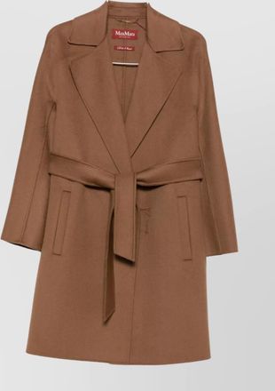 Max Mara lapel collar belted coat
