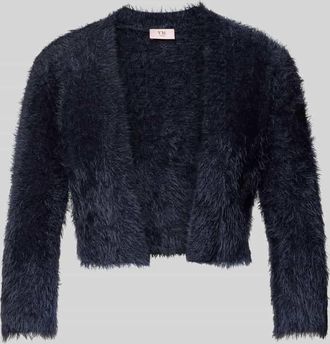 Vera Mont Bolero mit 3/4-Arm in Dunkelblau, Gr&ouml;&szlig;e XS