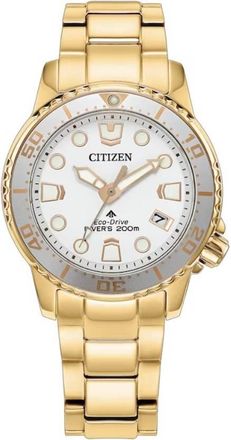 Citizen Promaster Dive White Dial Stainless Steel Bracelet EO2029-54A