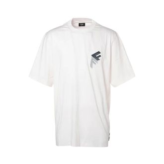 Fendi Heren, Tops, Wit, Maat: XL Katoen
