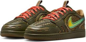 Nike Jordan Air Jordan 1 Low Method of Make Sneaker in Brown Kelp/Cargo Khaki/Mango at Nordstrom, Size 6.5