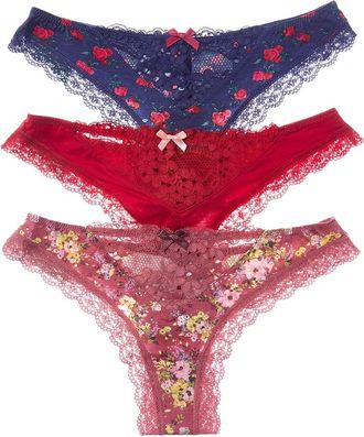 Honeydew Intimates Set Of 3 Willow Thong