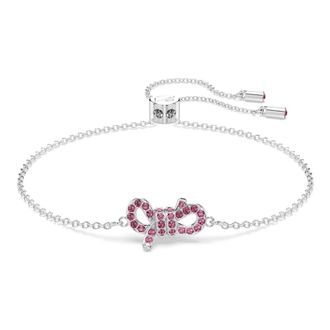 Swarovski Lifelong Bow Bracelet - Dames - Armbanden - Roze - ONE Size - Accessoires