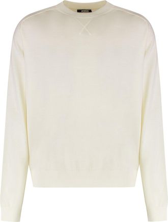 Jacquemus Sweater With Round Neck Made Of Merino Wool