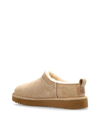 UGG Womens Classic Micro Boots Beige Shoes >