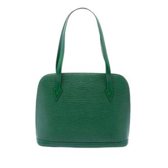 Louis Vuitton Pre-owned Lussac Handtas - Dames - Pre-owned - Groen - Maat: ONE Size Leer