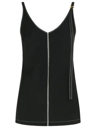 Sportmax Waser Black Viscossa Tank Top