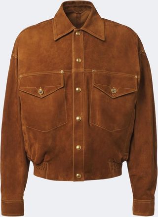 Versace Chaqueta de ante