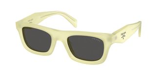 Prada PR C06S 21G08Z Womens Sunglasses Yellow Size 50