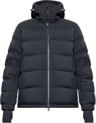 Moncler Ski Jackets, male, Black, Size: 2XL Isorno Technical Nylon Down Jacket