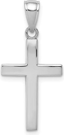 Diamond2Deal 10k Gold Polished Cross Pendant