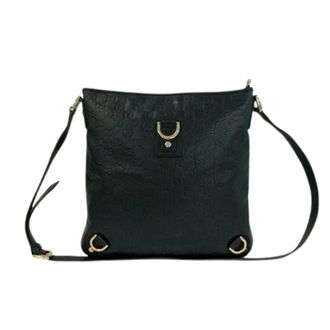 Gucci Pre-owned Cross Body Bags, female, Black, Size: ONE SIZE Pre-owned Abbey Leather Shoulder Bag