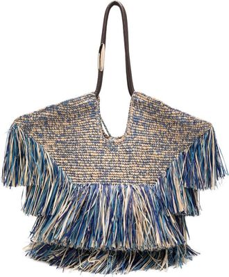 Zimmermann Goldentime medium raffia draagtas