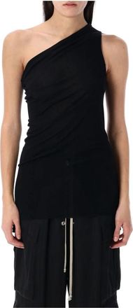 Rick Owens Stijlvolle Athena Top voor vrouwen - Dames - Tops zonder mouwen - Zwart - S - Tops