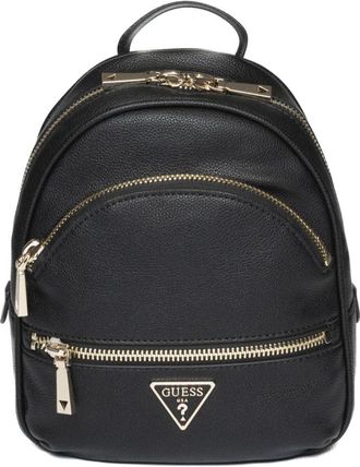Guess Manhattan Rugzak - Dames - Rugzakken - Zwart - ONE Size - Leer - Tassen