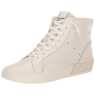 Dolce Vita Zohara White Perforated Leather ZOHARA-WHT Womens