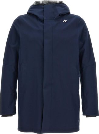 K-Way Hooded Minimalist Jacket with Drawstring
