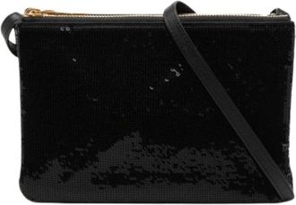 Celine Pre-owned Trio Crossbody Bag - Dames - Vintage Schoudertas - Zwart - ONE Size - Leer - Vintage