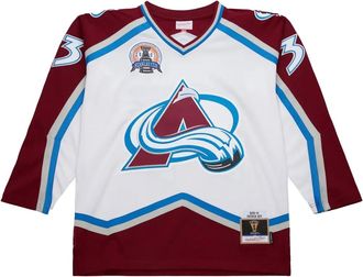 Mitchell & Ness T-shirt NHL Avalanche 2000 Patrick Roy - Bianco