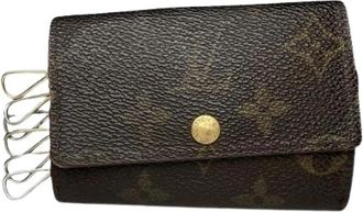 Louis Vuitton Pre-owned Leren Sleutelhanger - Dames - Vintage Accessoires - Bruin - ONE Size - Leer - Vintage