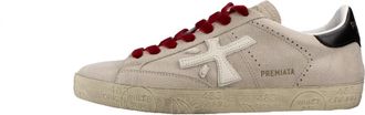 Premiata Stevend 8492 - Dames - Sneakers - Beige - 40 EU - Leer - Schoenen