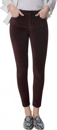Joe's Velvet Jeans In Aubergine
