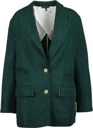 Tommy Hilfiger Jacket Cotton Linen Green