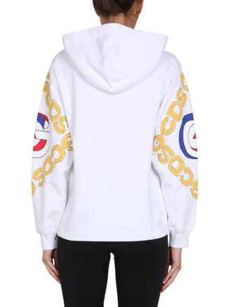 GCDS Cotton Hoodie - White