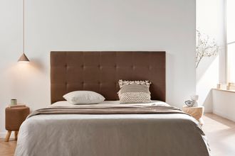 Moonia Cabecero Tapizado Astoria Acualine 130x120x8 Cm - Moonia