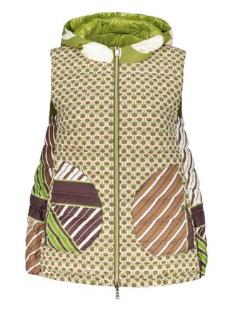 Herno Omkeerbare bodywarmer - Groen