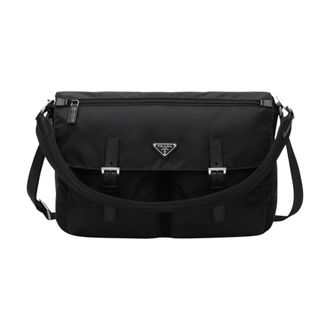Prada Schoudertas - Heren - Schoudertassen - Zwart - ONE Size - Tassen